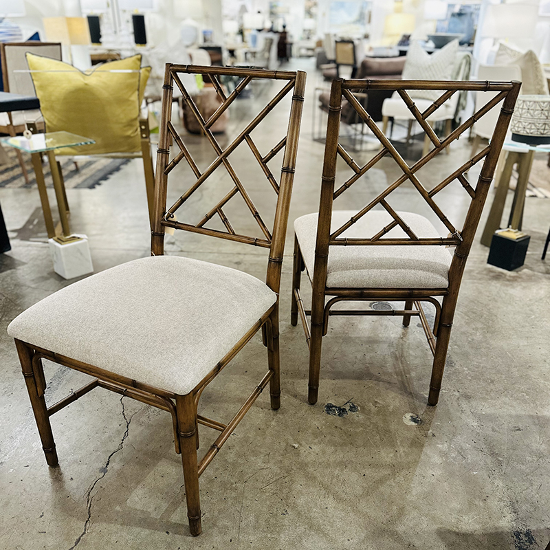 Chinoiserie Dining Chair with upholstered seat Chinoiserie Dining Chair with upholstered seat