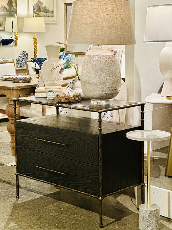 Bronze metal frame chest Bronze metal frame chest